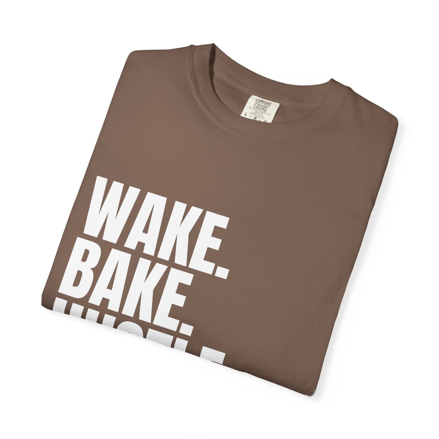 WAKE. BAKE. HUSTLE. REPEAT. – The Daily Ritual Tee