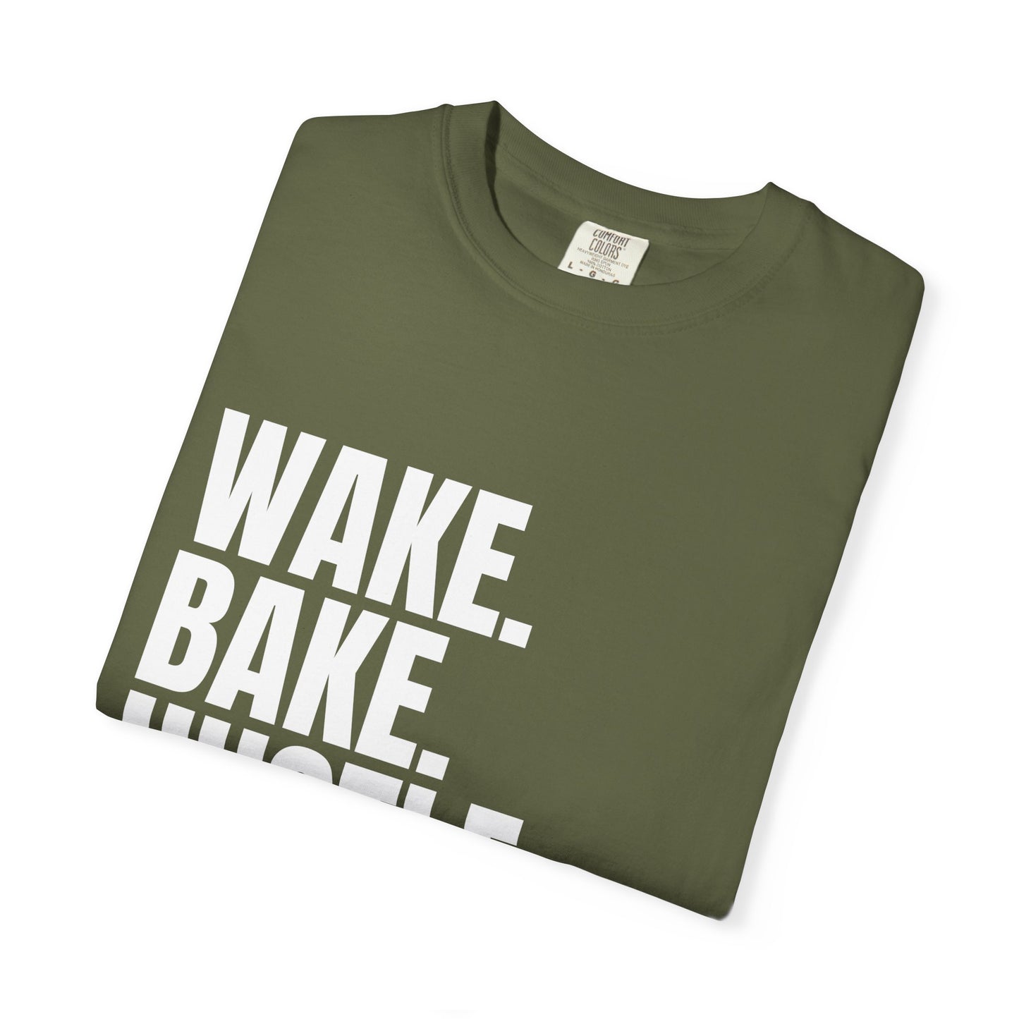 WAKE. BAKE. HUSTLE. REPEAT. – The Daily Ritual Tee