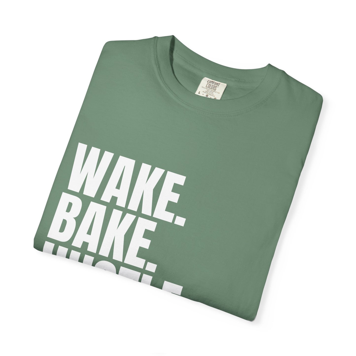 WAKE. BAKE. HUSTLE. REPEAT. – The Daily Ritual Tee
